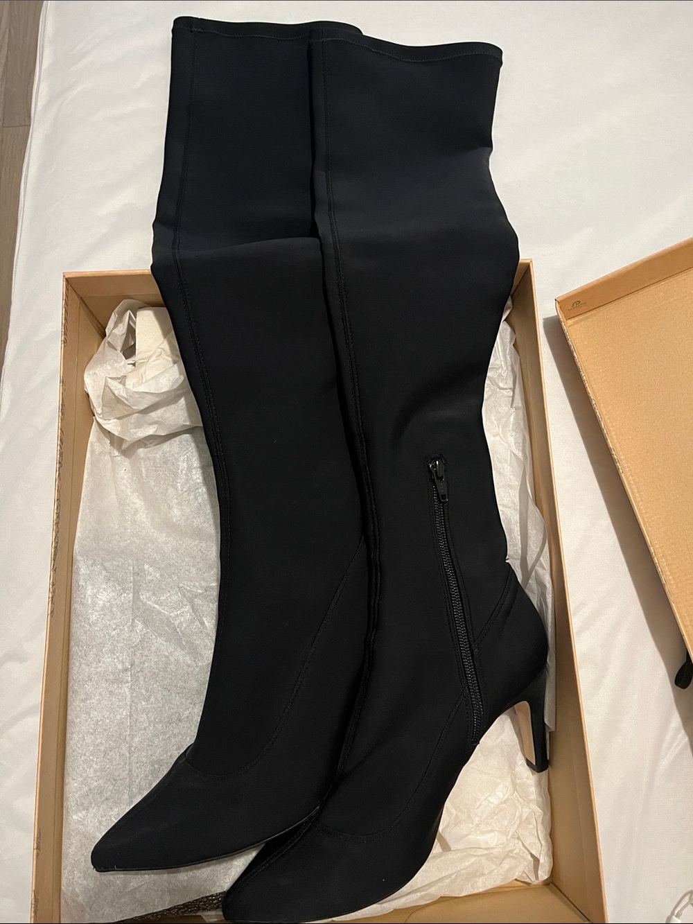 Women's Free People Black Thigh-High Boots